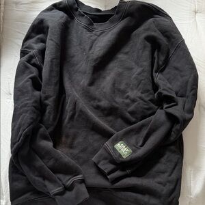 Daily Drills Black Crewneck Sweater